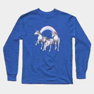 Unicorns And Rainbows Long Sleeve T-Shirt